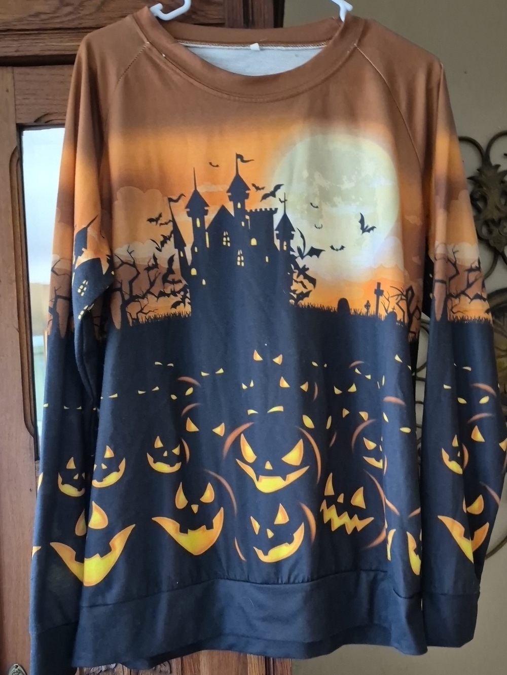 Halloween Pumpkin Castle Sweatshirt